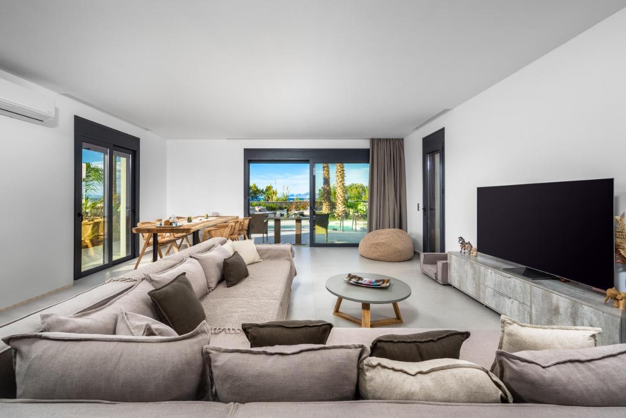 Penelope Beachfront Villa Kremastí Dış mekan fotoğraf